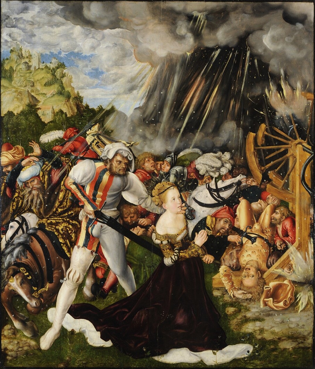 Das Martyrium der Heiligen Katharina von Lucas Cranach the Elder