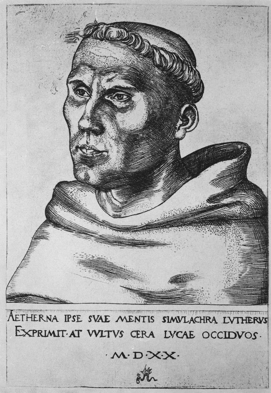 Martin Luther von Lucas the Elder Cranach