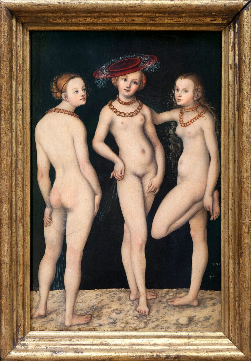 Die drei Grazien von Lucas the Elder Cranach