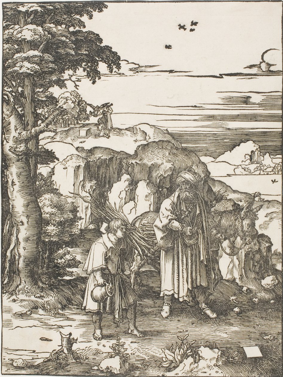 Abraham und Isaak von Lucas van Leyden