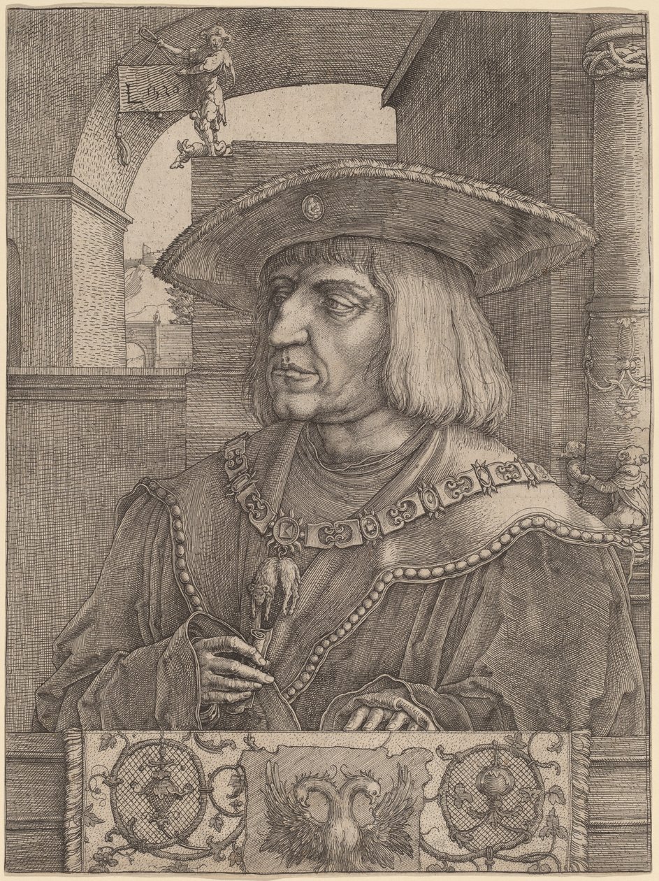 Kaiser Maximilian I. von Lucas van Leyden