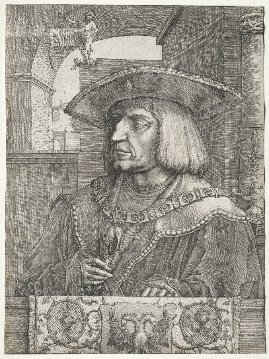 Kaiser Maximilian I. von Lucas van Leyden