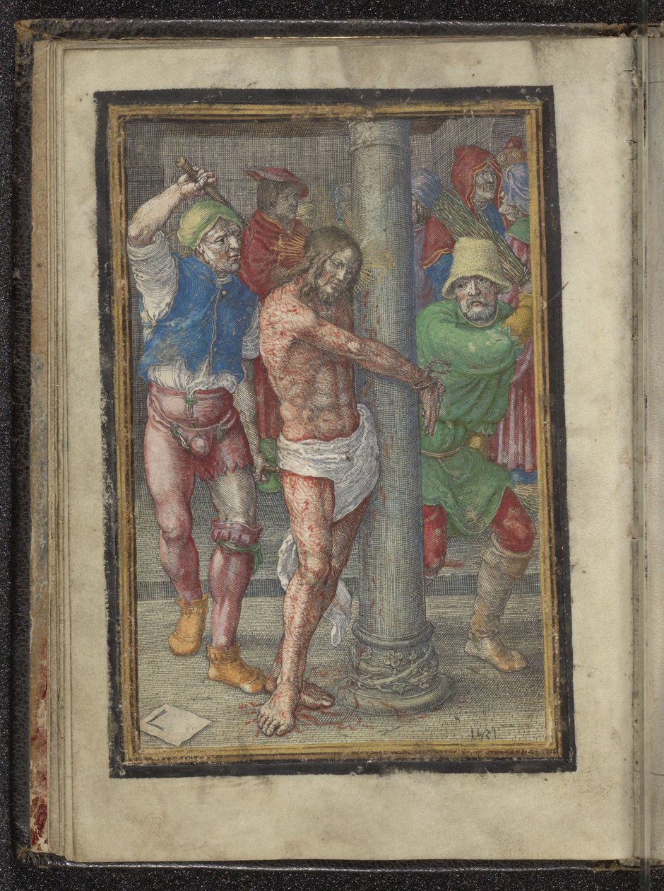 Geißelung Passie van Christus (Serientitel) von Lucas van Leyden
