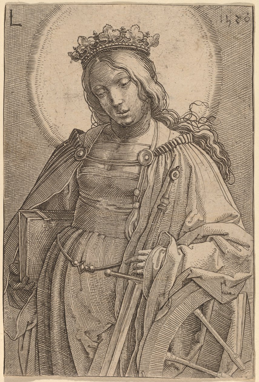 Heilige Katharina von Lucas van Leyden