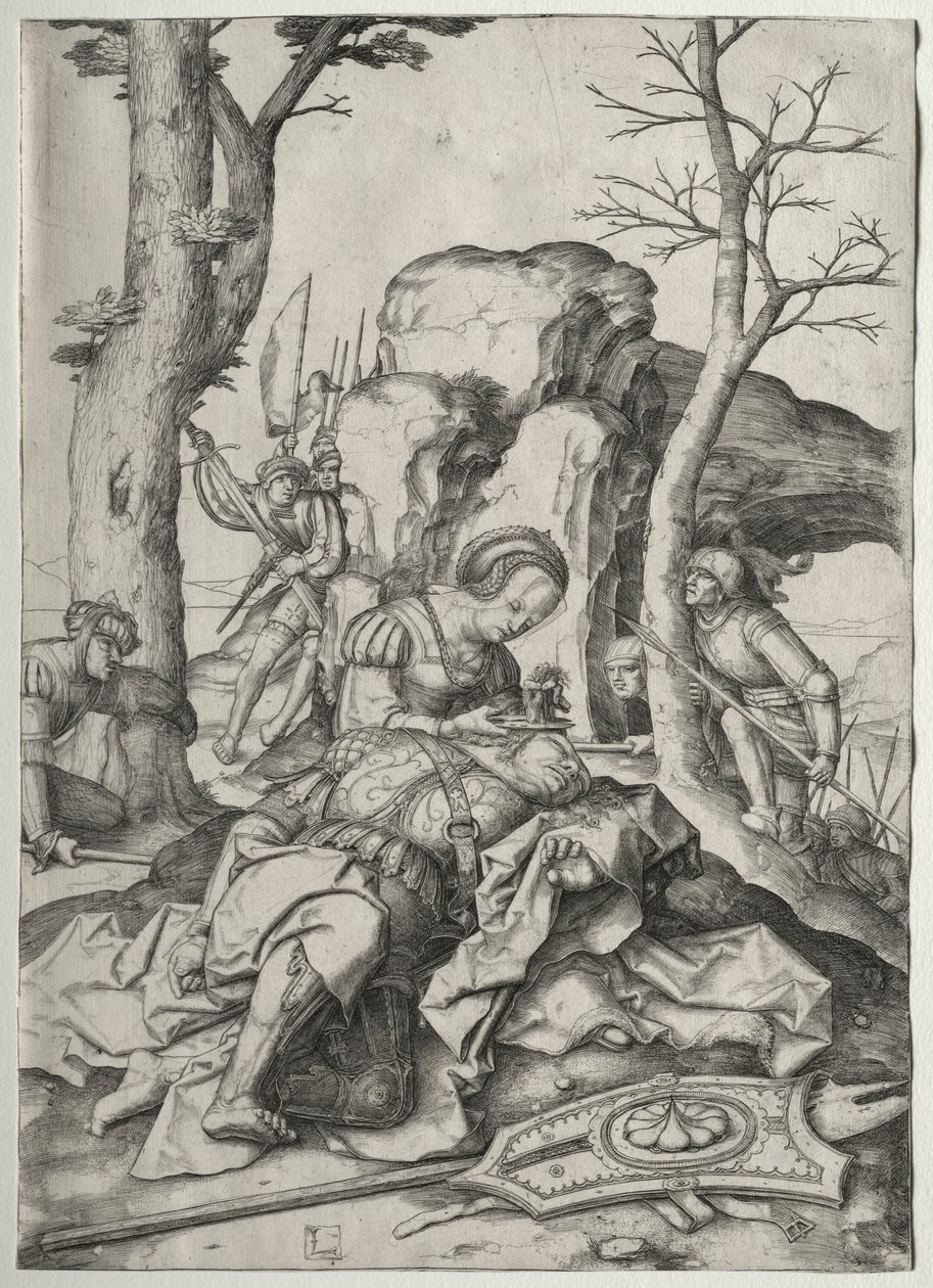 Samson und Delilah von Lucas van Leyden