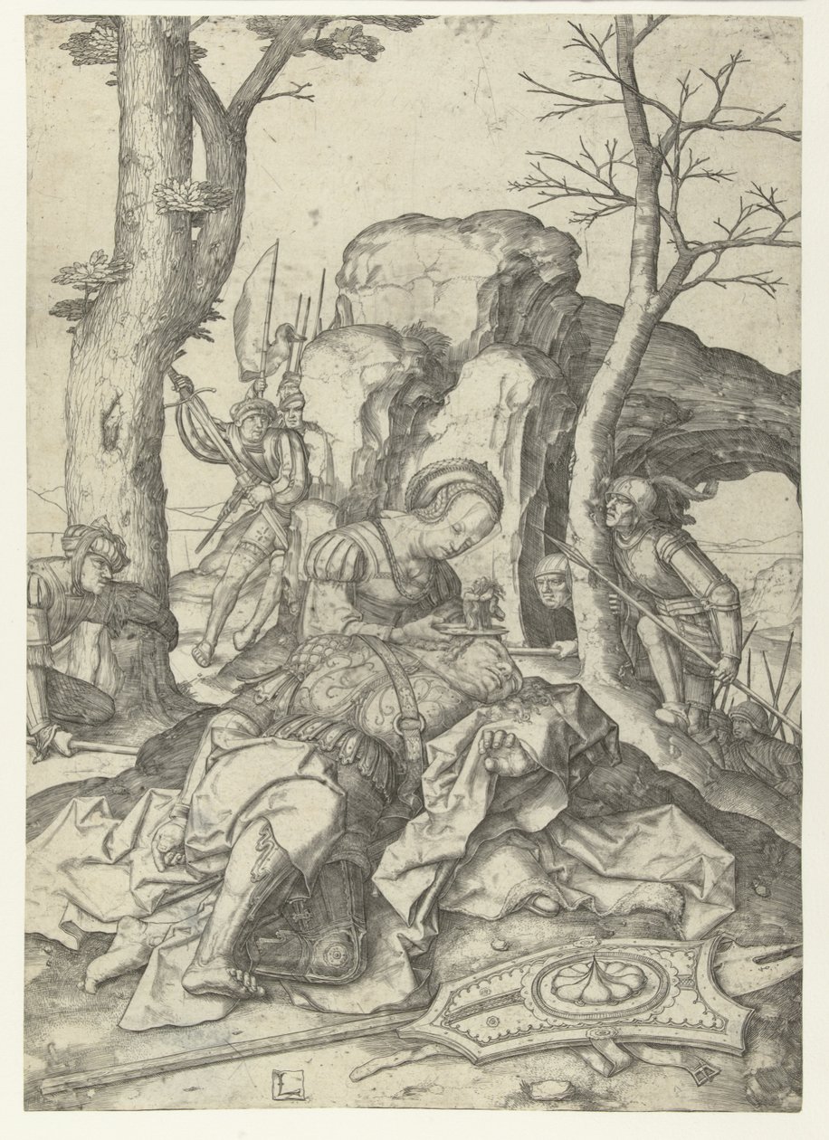 Simson und Delila von Lucas van Leyden