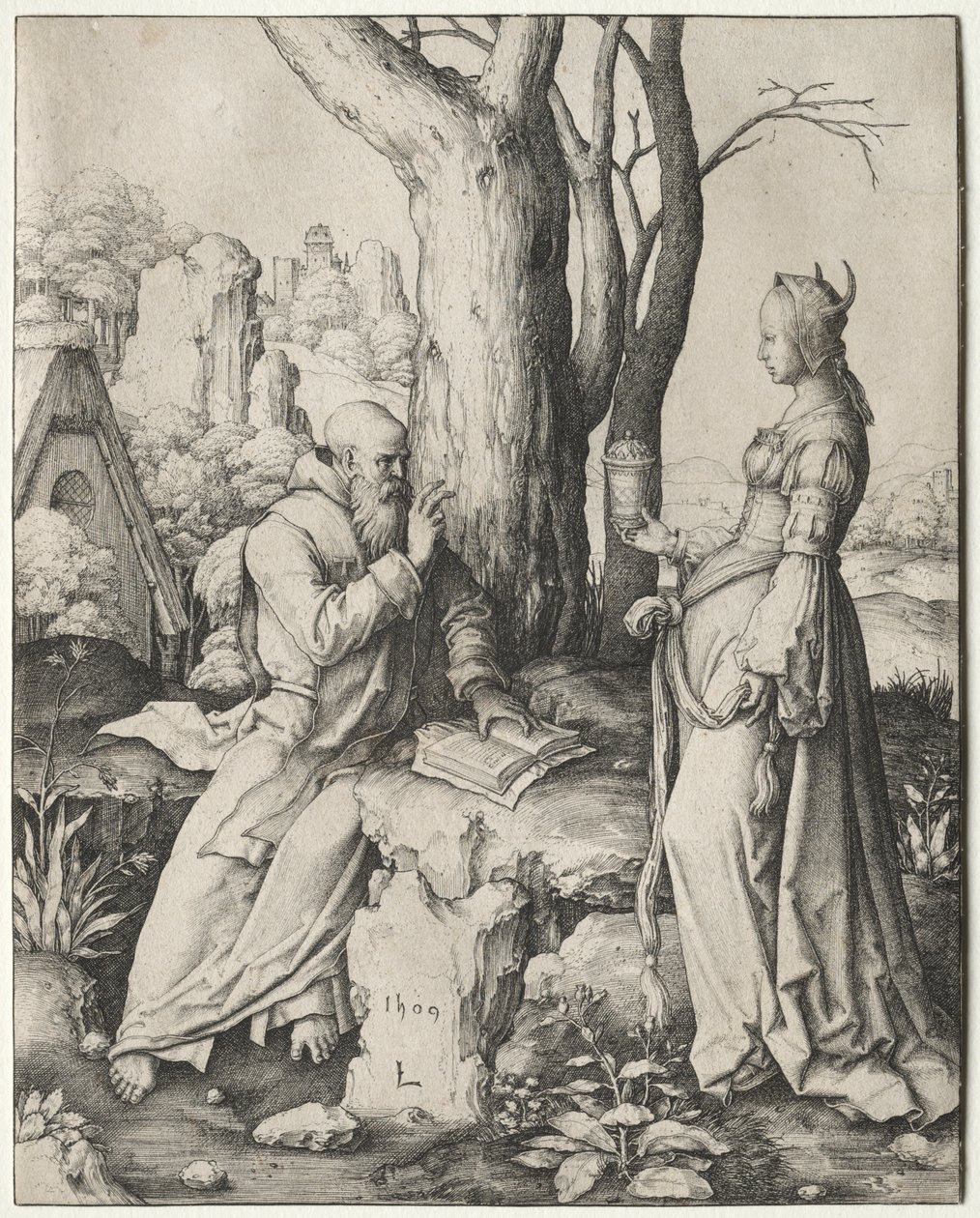 Die Versuchung des heiligen Antonius von Lucas van Leyden