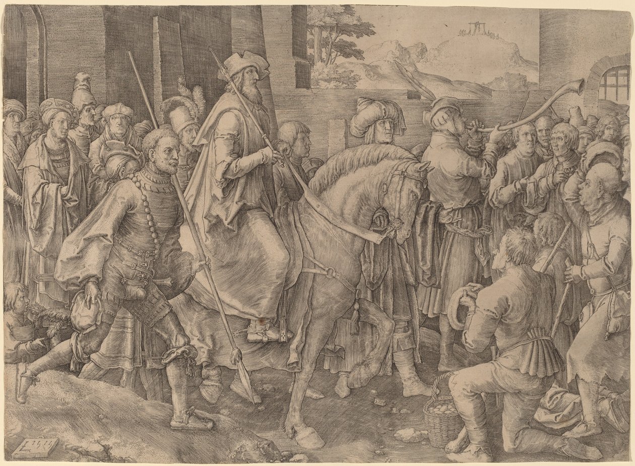 Der Triumph von Mordechai von Lucas van Leyden