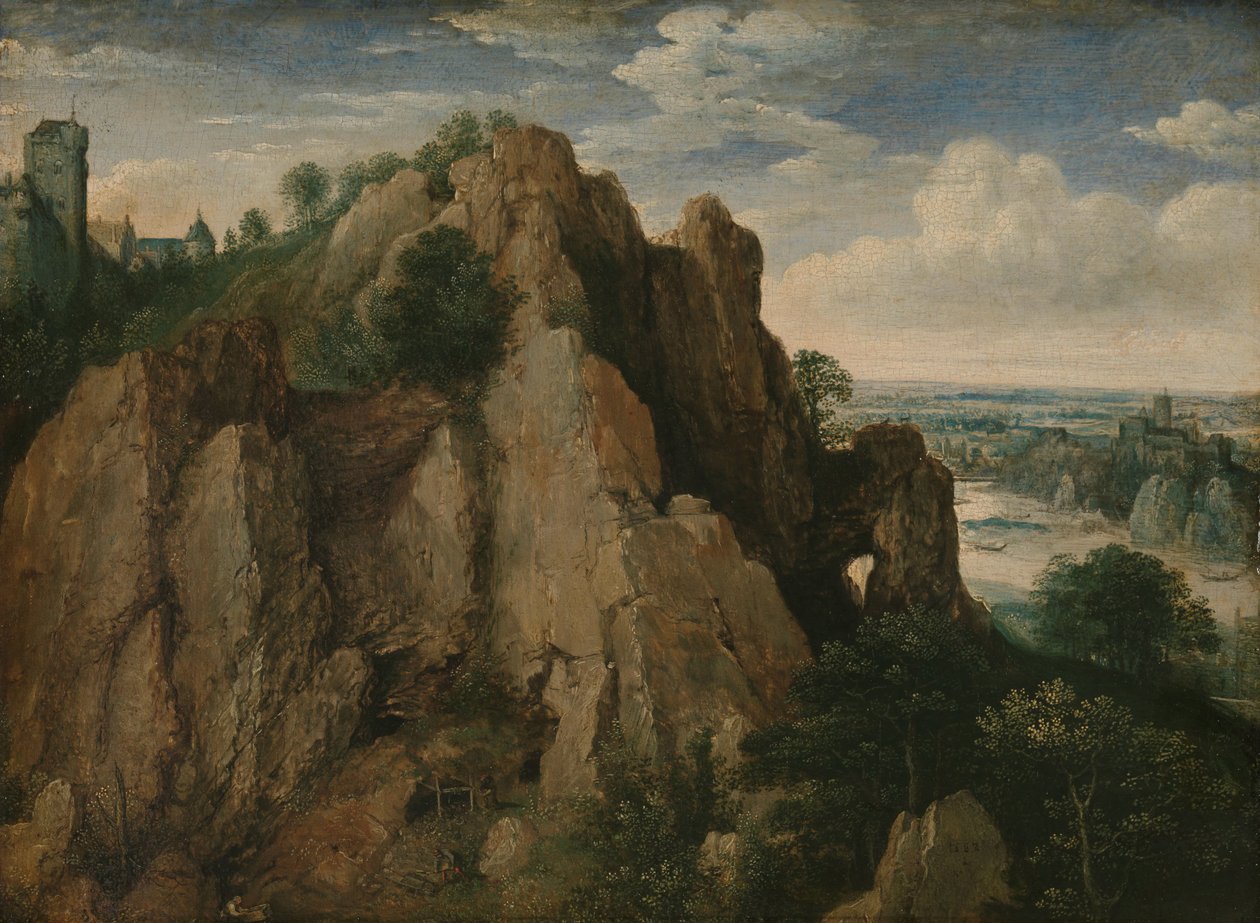 Gebirgslandschaft von Lucas van Valckenborch