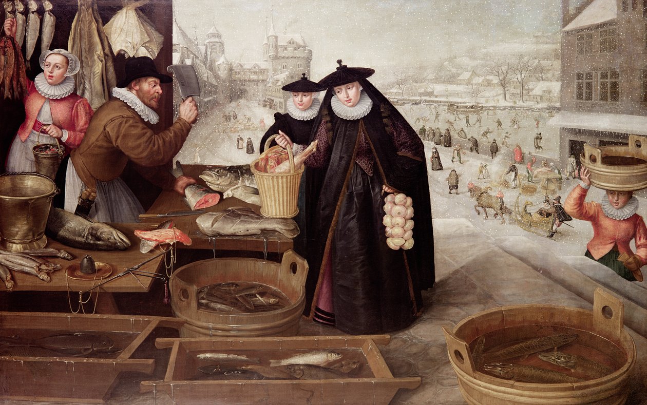 Winter, 1595 von Lucas van Valckenborch