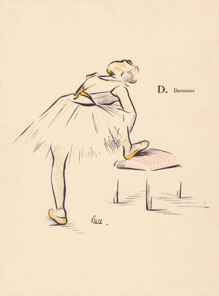 D. Tänzer von Lucien L. (active 1904) Henreaux
