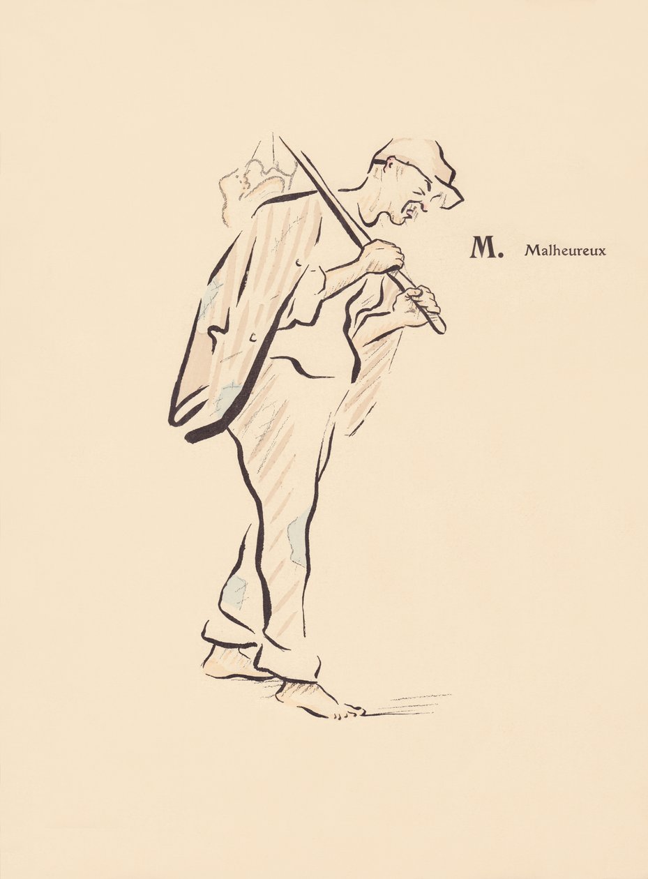 Herr Malheureux von Lucien L. (active 1904) Henreaux