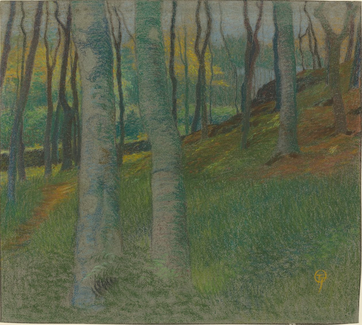 Waldlandschaft von Lucien Ott