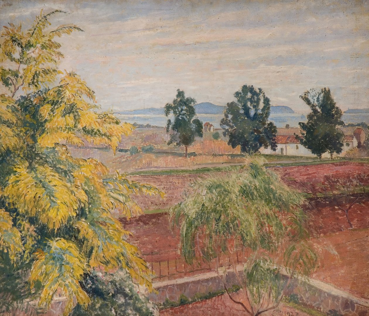 Mimosa Lavendou von Lucien Pissarro