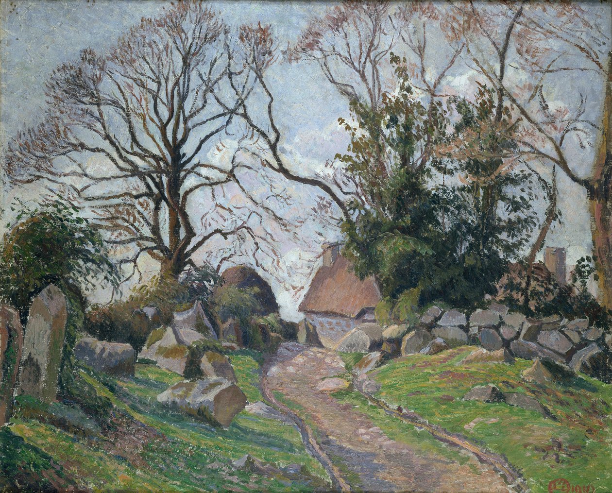 Poulfenc in Riec, 1910 von Lucien Pissarro