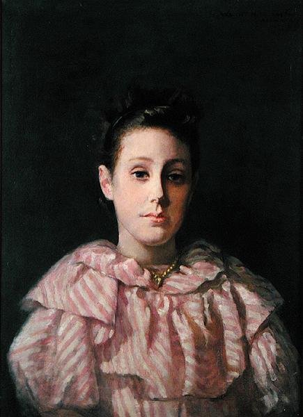 Porträt eines jungen Mädchens von Lucius Wolcott Hitchcock