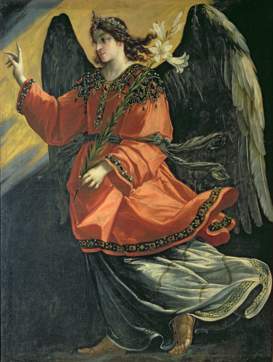 Erzengel Gabriel der Verkündigung von Lucrina Fetti