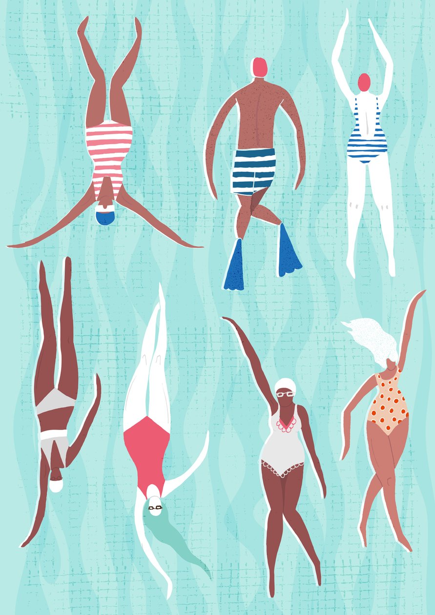 Schwimmer, 2014 von Lucy Banaji