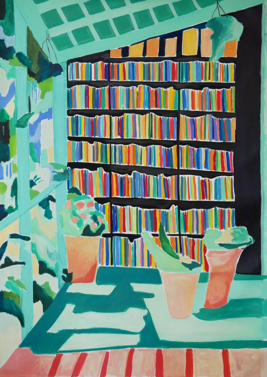 Bibliothek, 2023 von Lucy Smallbone