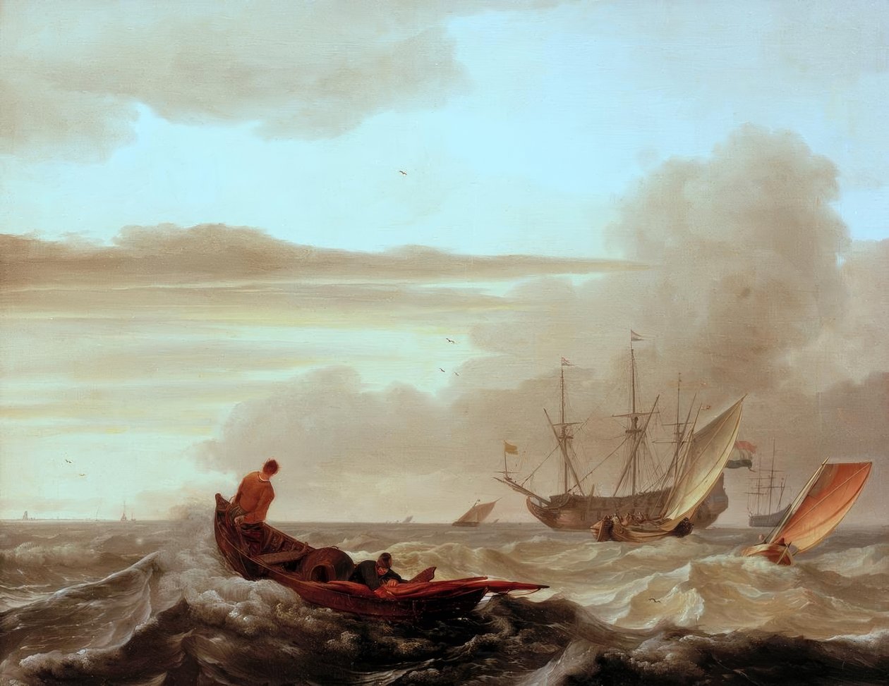 L.Backhuysen, Bewegte See von Ludolf Backhuysen