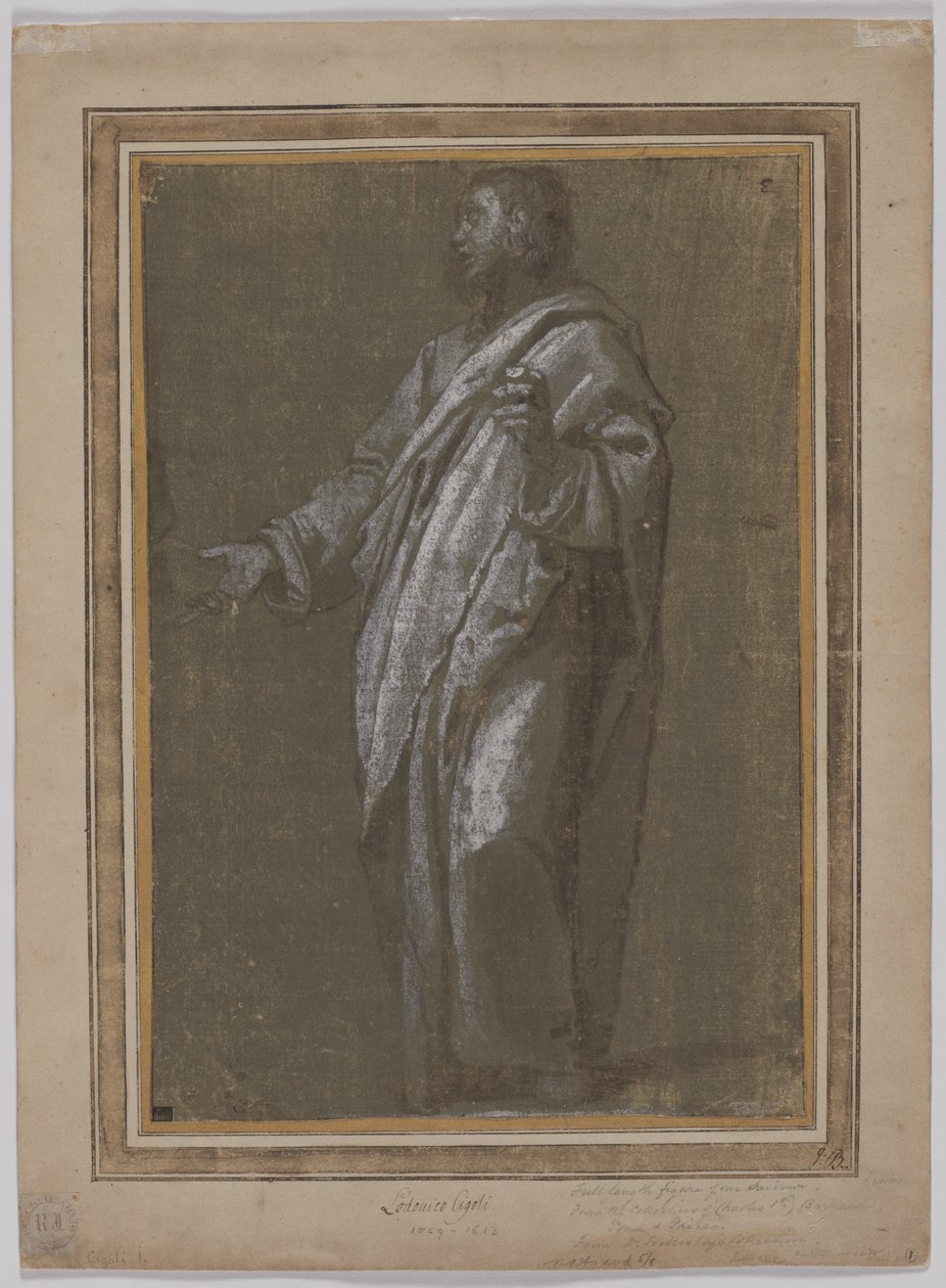 Stehende männliche Figur von Ludovico Cardi Cigoli