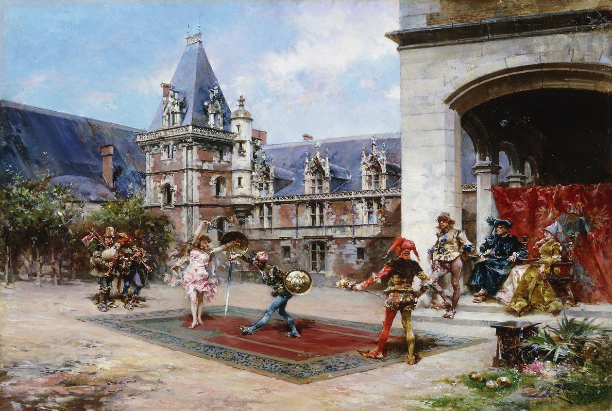 Das komische Duell, 1885 von Ludovico Marchetti