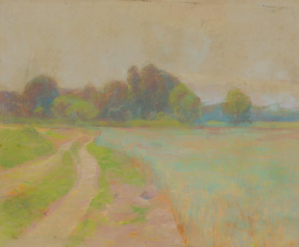 Straße an einem Feld von Ludovit Cordak