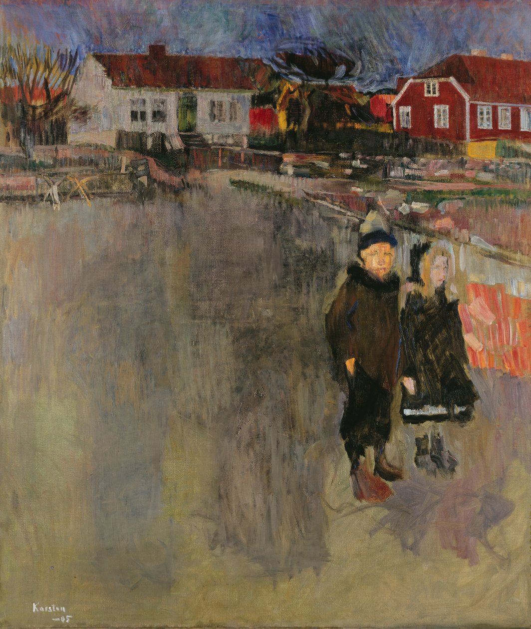 Frühlingsabend in Ula von Ludvig Karsten
