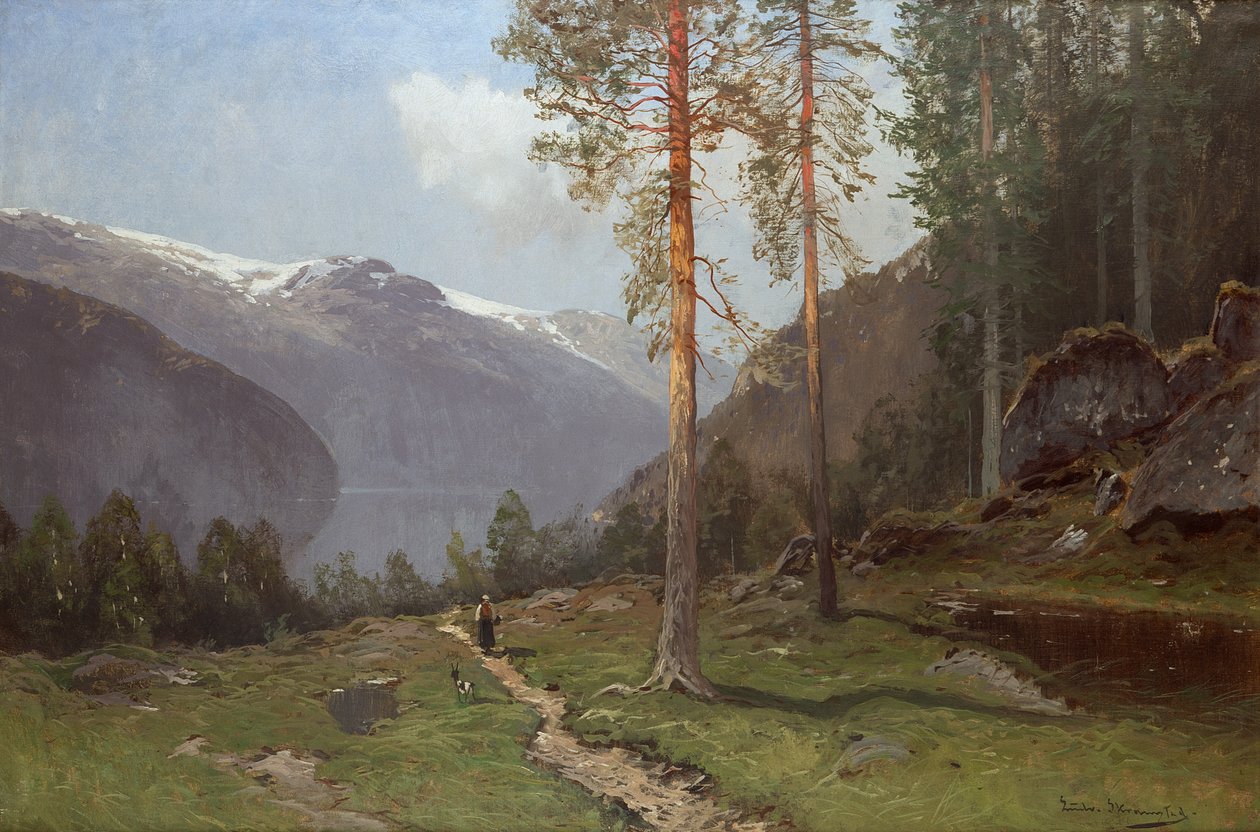 Fjordlandschaft von Ludvig Skramstad