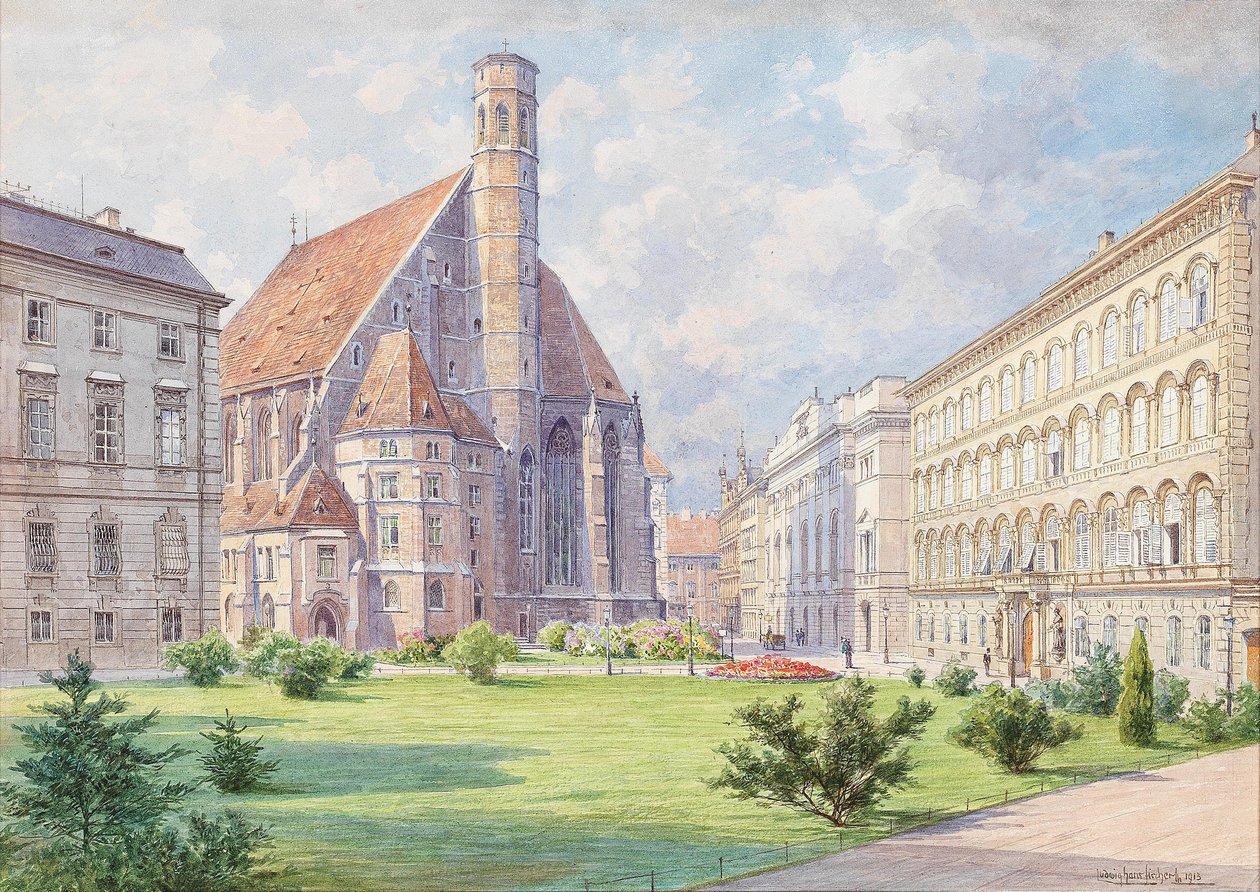 Die Minoritenkirche in Wien von Ludwig Hans Fischer