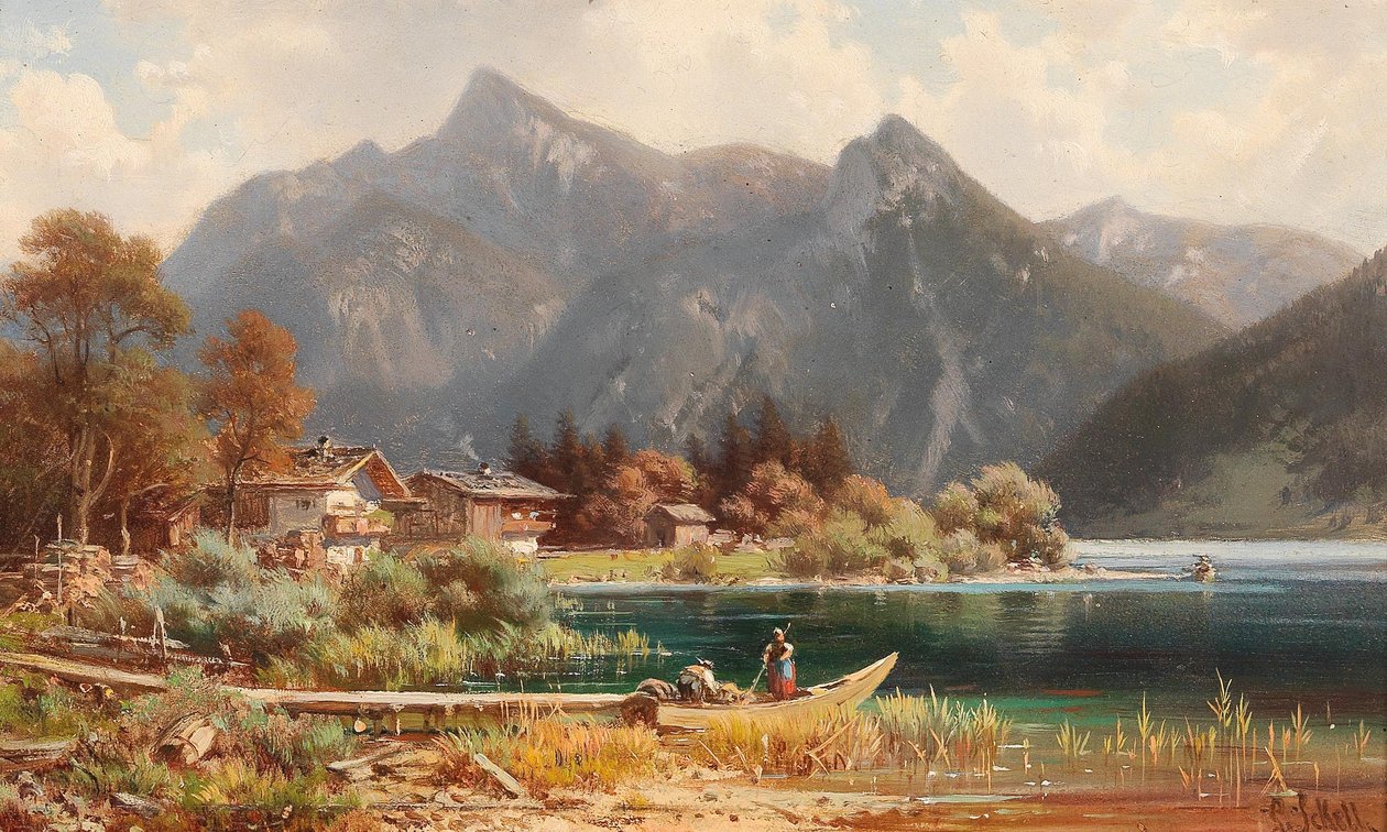 Sommer am Schliersee von Ludwig Sckell