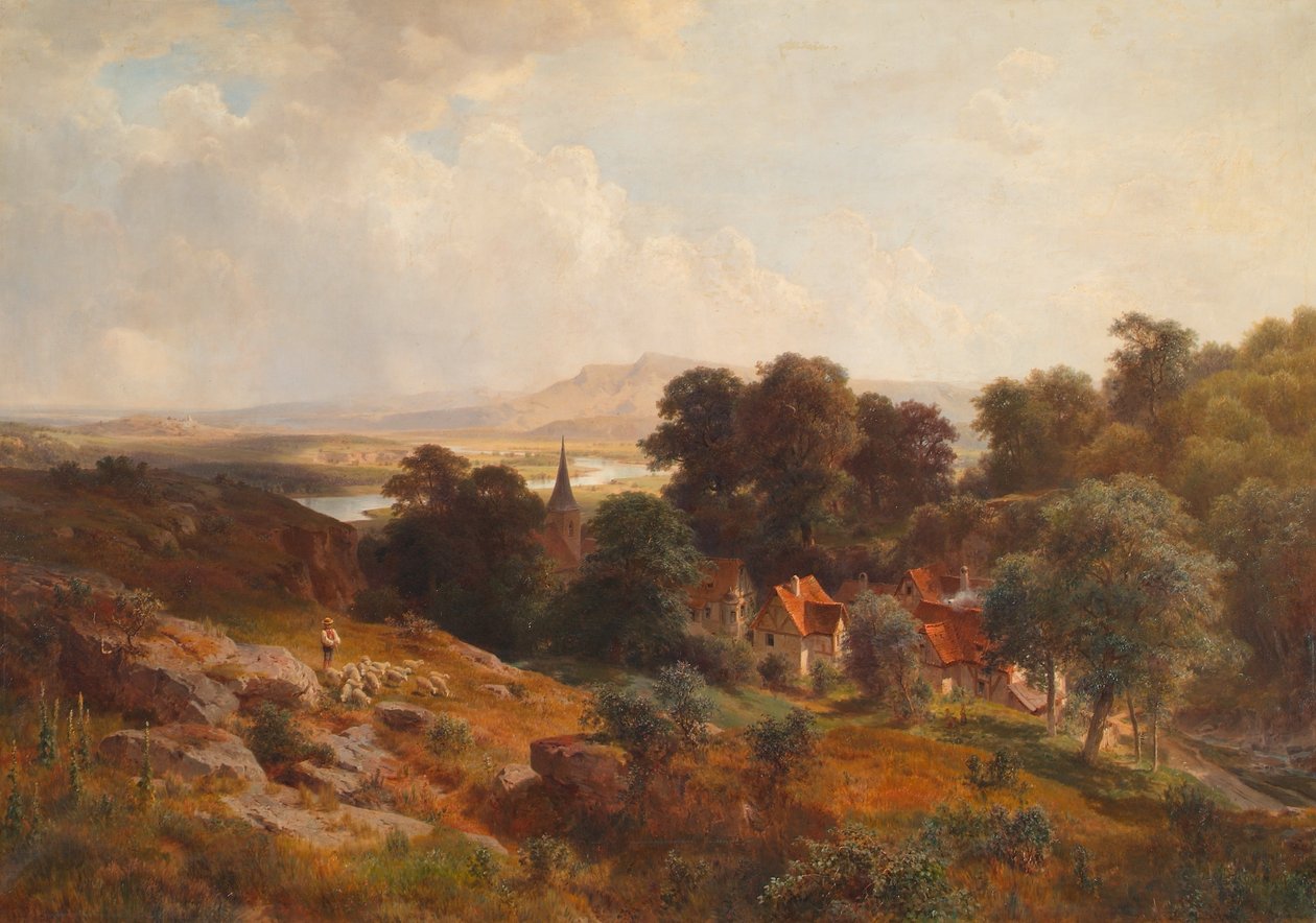 Sommerlandschaft von Ludwig Halauska