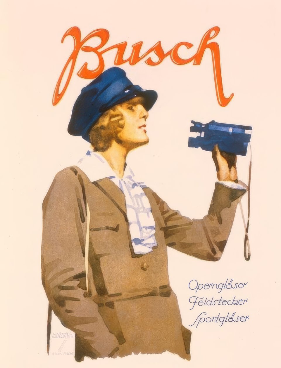Busch Operngläser Feldstecher Sportgläser von Ludwig Hohlwein