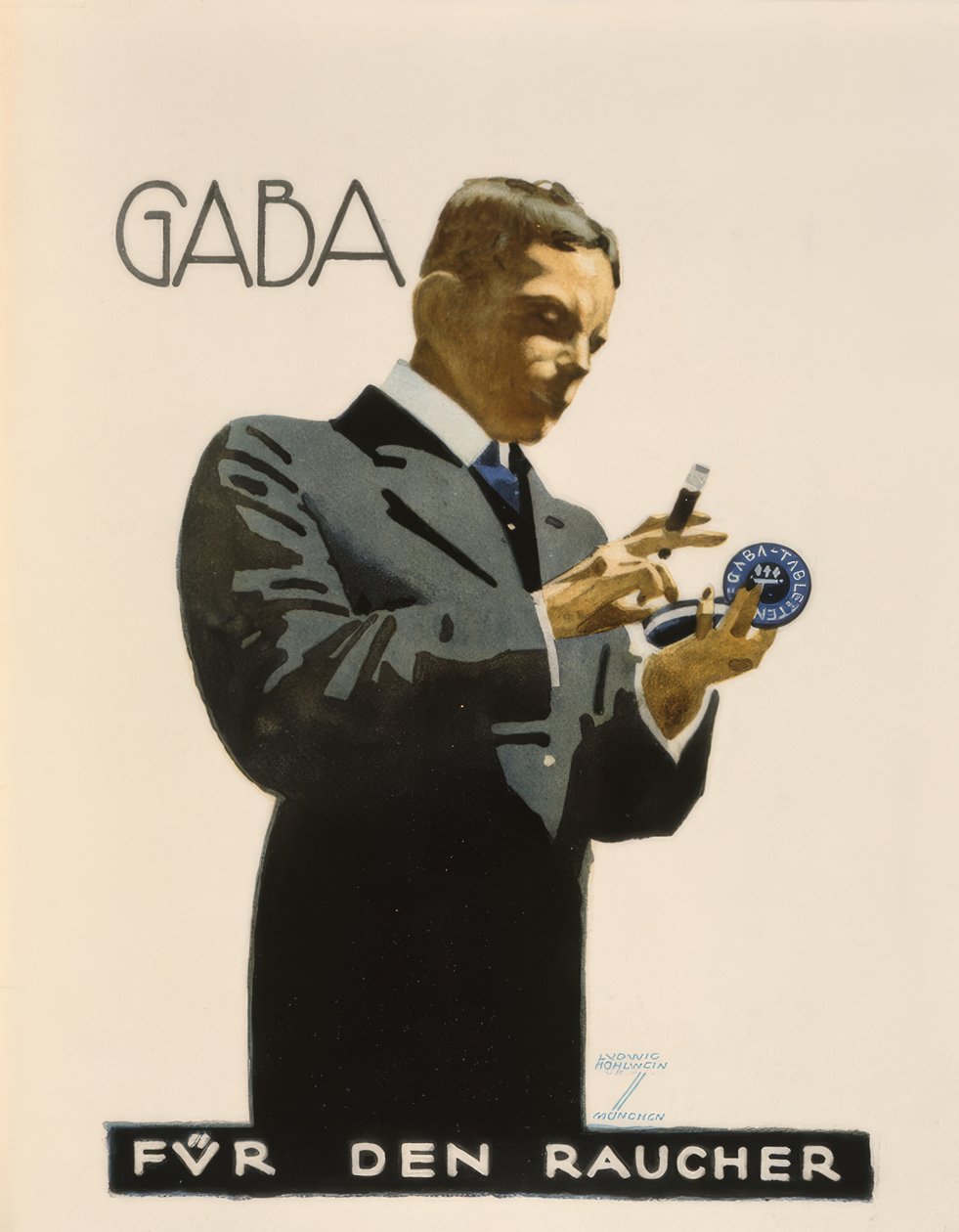 Gaba / Für den Raucher von Ludwig Hohlwein