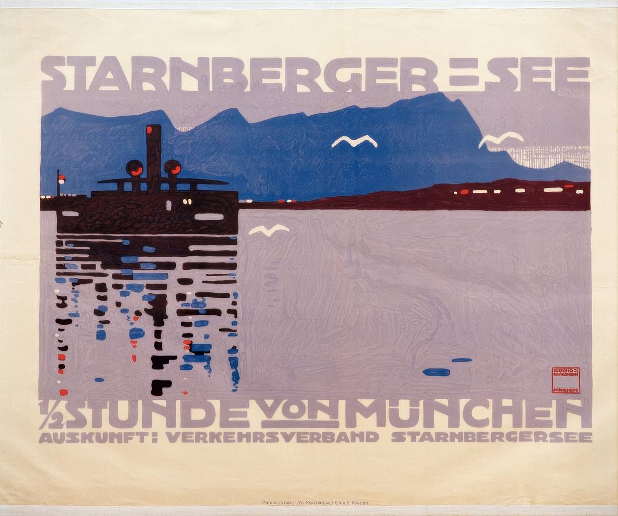 Starnberger See (Oberbayern) von Ludwig Hohlwein