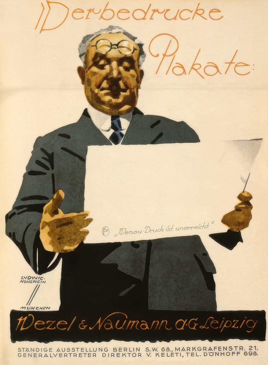 Werbedrucke Plakate von Ludwig Hohlwein