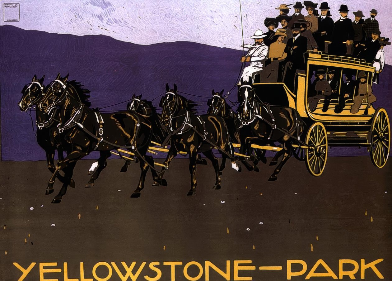 Yellowstone-Park von Ludwig Hohlwein