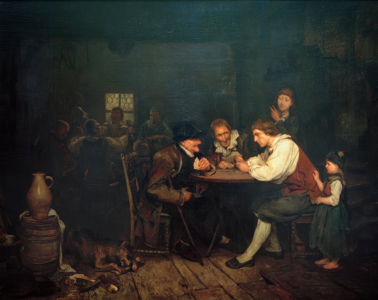 Die Falschspieler von Ludwig Knaus