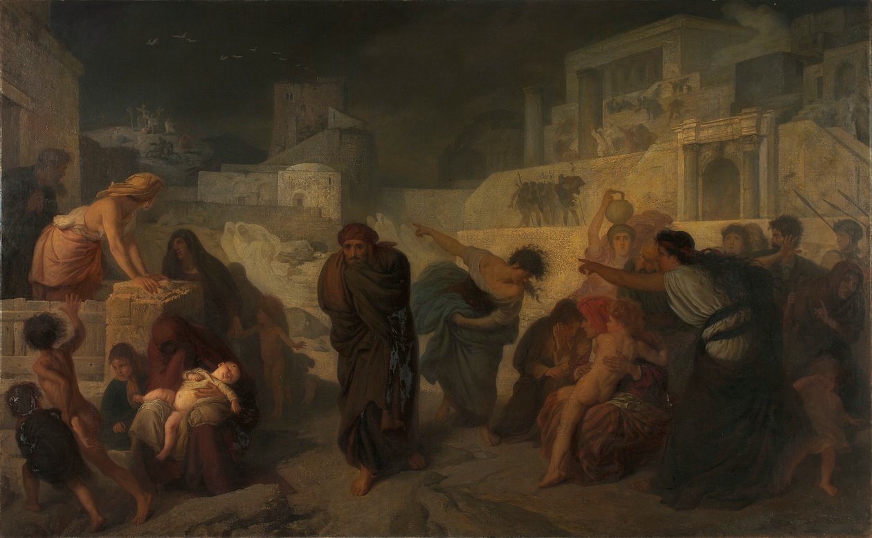 Jerusalem nach Christi Tod von Ludwig Mayer