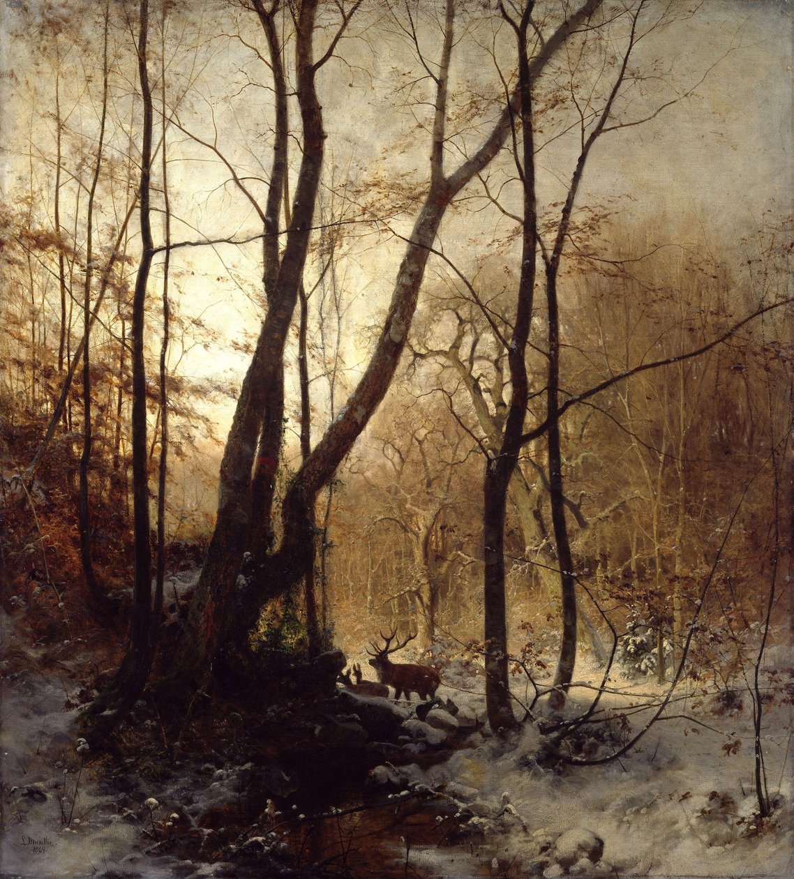 Winter in Deutschland von Ludwig Munthe