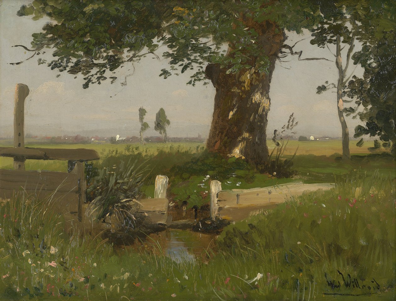 Sommerliche Wiesenlandschaft in Kärnten von Ludwig Willroider