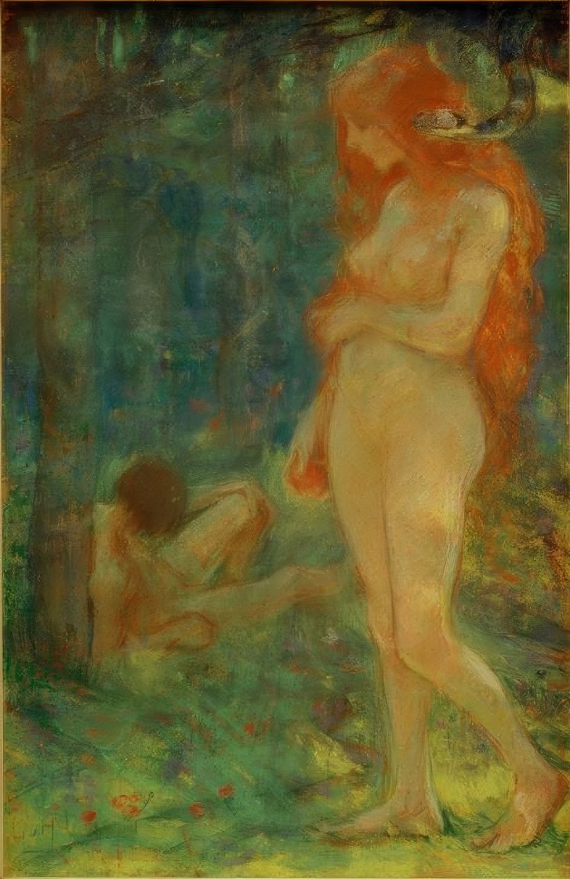Adam und Eva von Ludwig von Hofmann