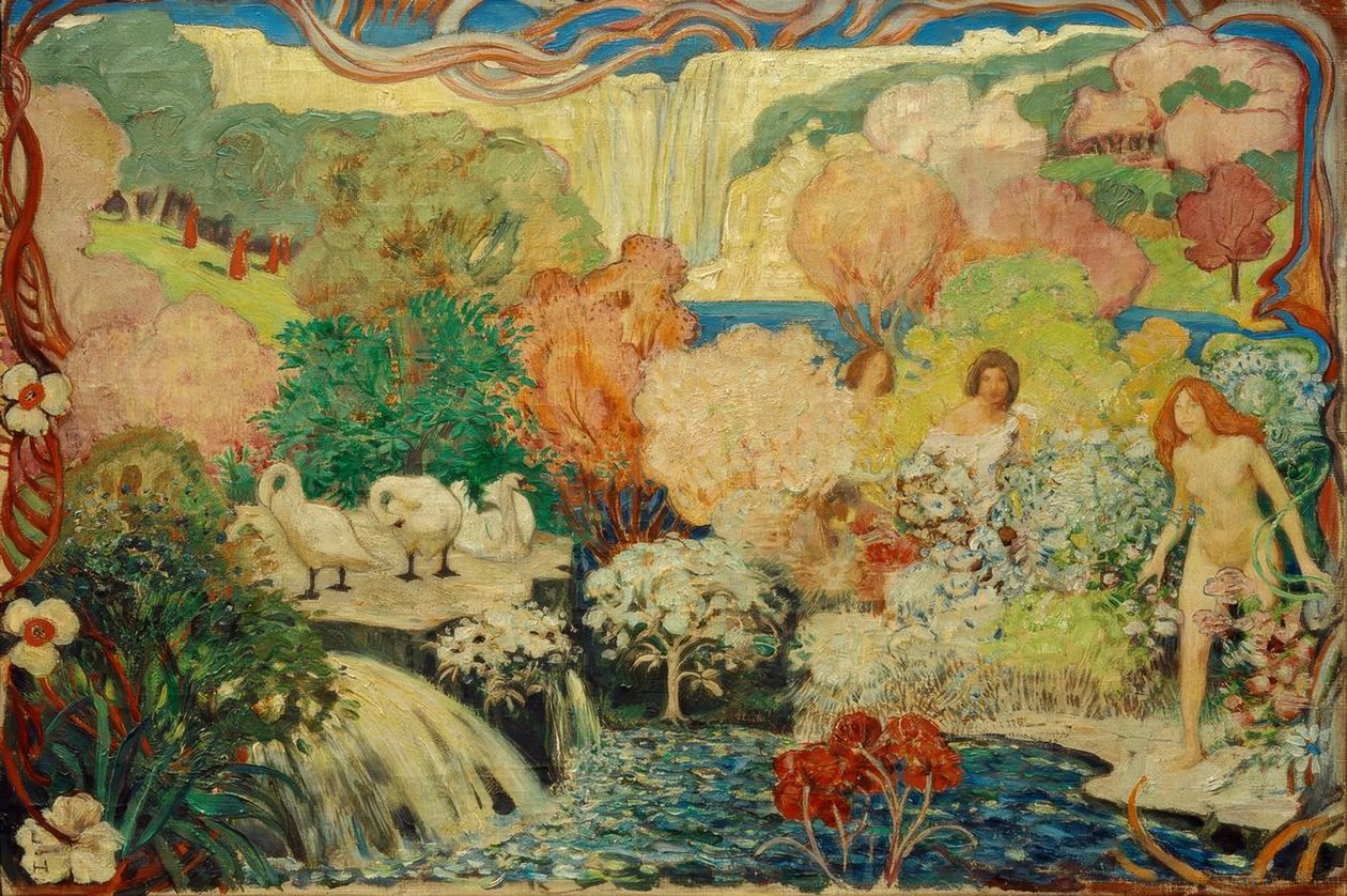 Blütenzauber von Ludwig von Hofmann