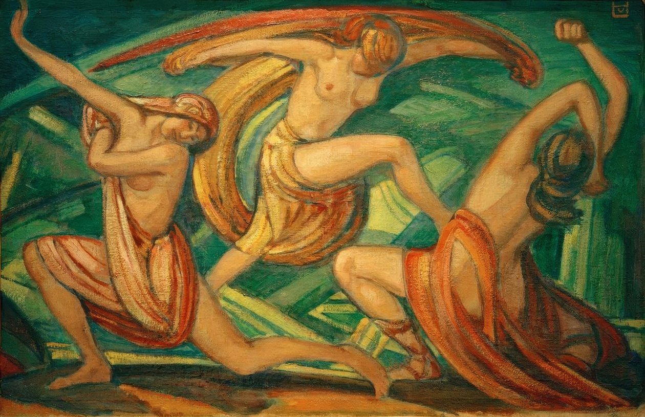 Drei tanzende Frauen von Ludwig von Hofmann