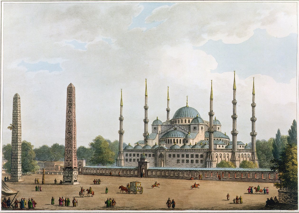 Die Moschee von Sultan Achmet in Konstantinopel, Tafel 2 aus 
