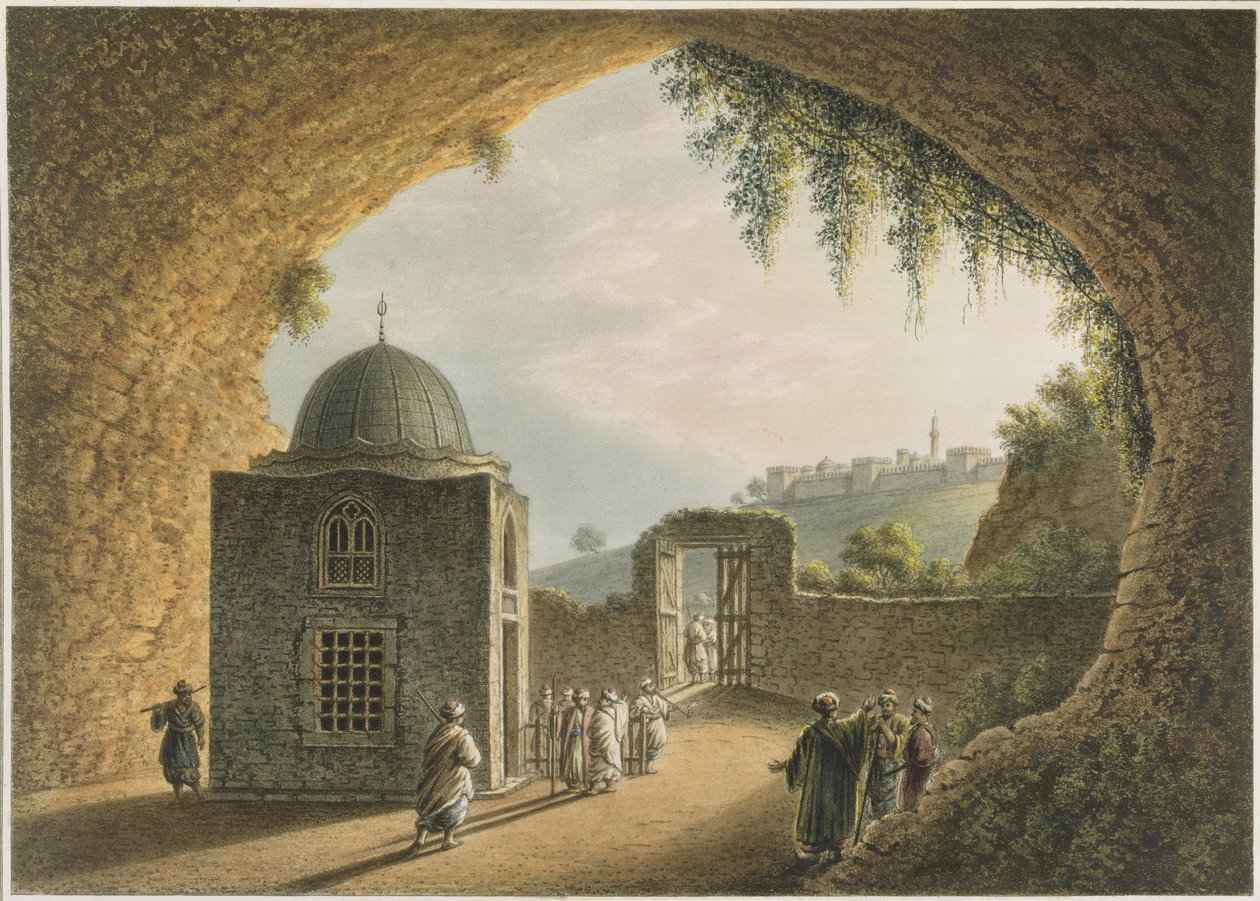 Das Grab des Jeremia, veröffentlicht von William Watts, 1801 von Luigi Mayer