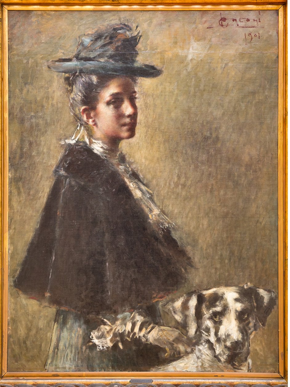 Porträt von Frau Torelli von Luigi Conconi
