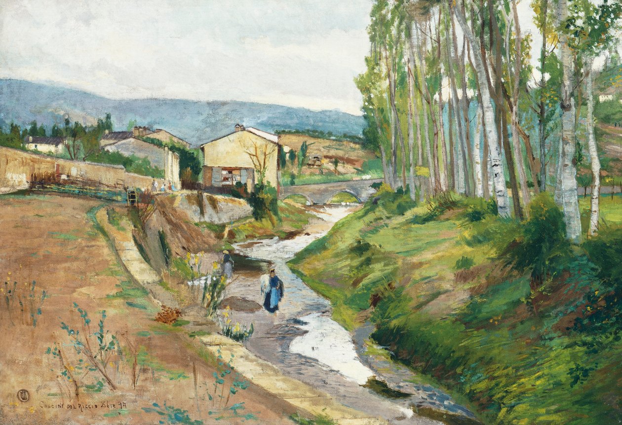 Die Riccio-Bauernhöfe in Florenz von Luigi Levi
