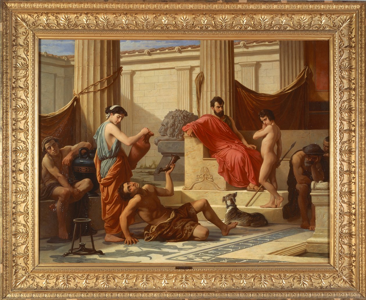 Erziehung in Sparta von Luigi Mussini