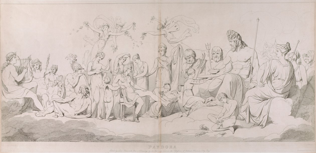 Pandora von Luigi Schiavonetti